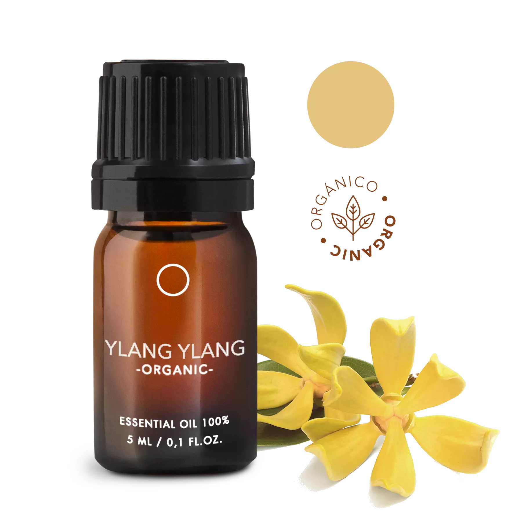 Ylang Ylang Orgánico: Aceite esencial en gotero (5ml)