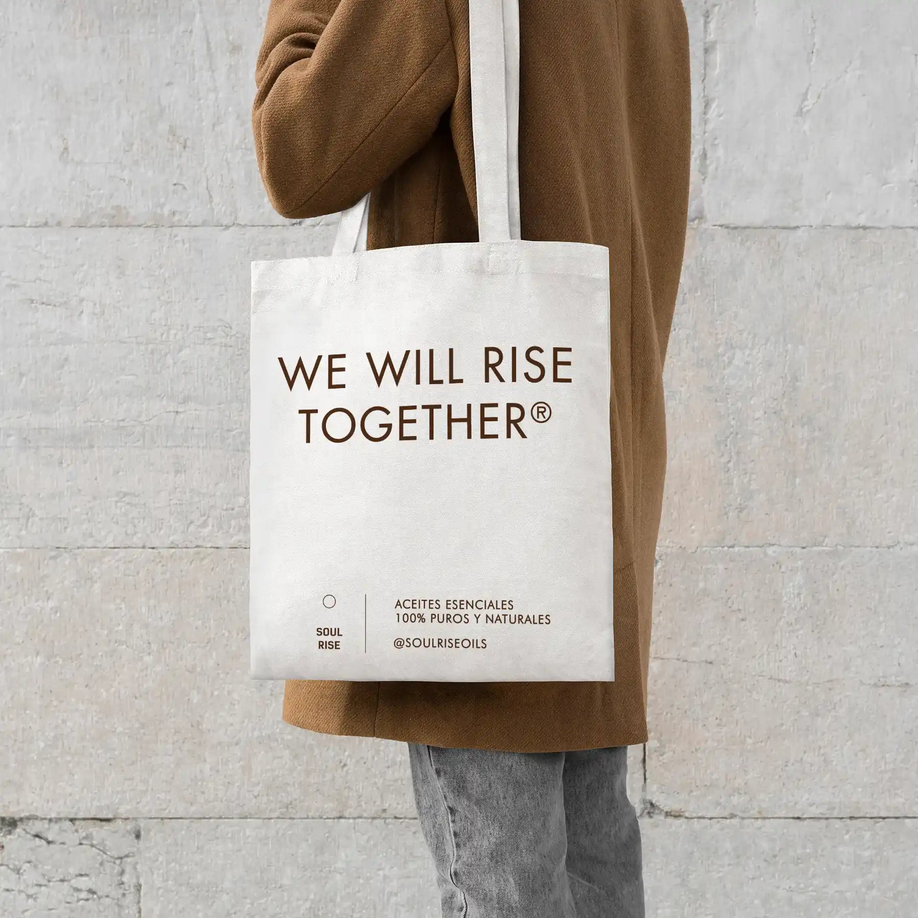 Tote Bag de manta 100% natural con impresión resistente al uso.