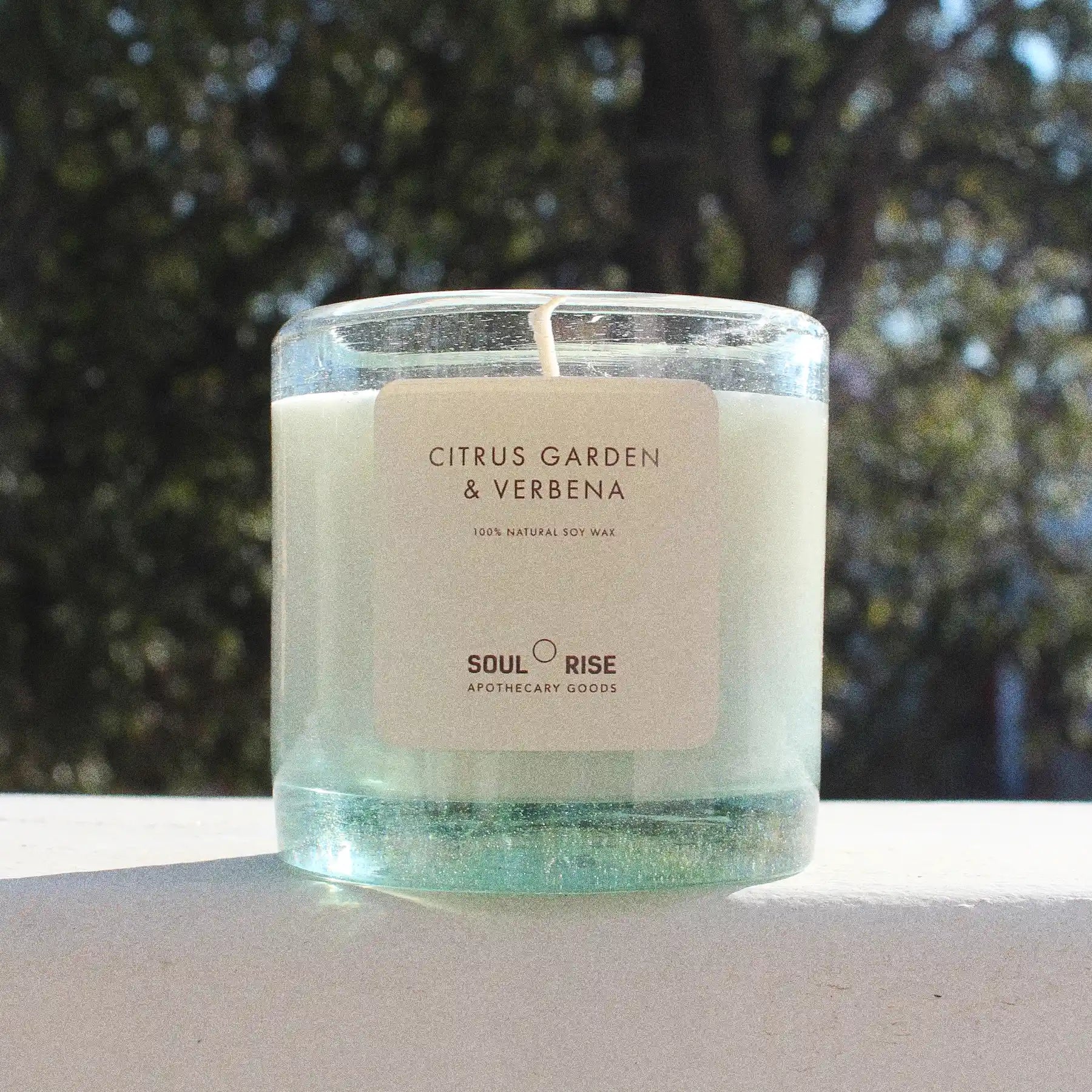 Vela de Cítricos y Verbena - Cera de soya natural