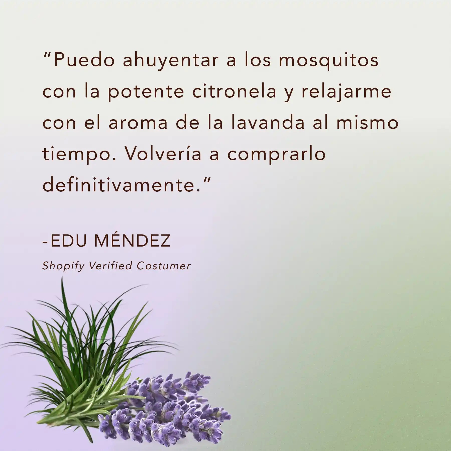 Lavanda y Citronela Orgánicos: Aceite esencial en Roll-on (10ml) con extracto de caléndula, almendras y Vitamina E, textura ligera