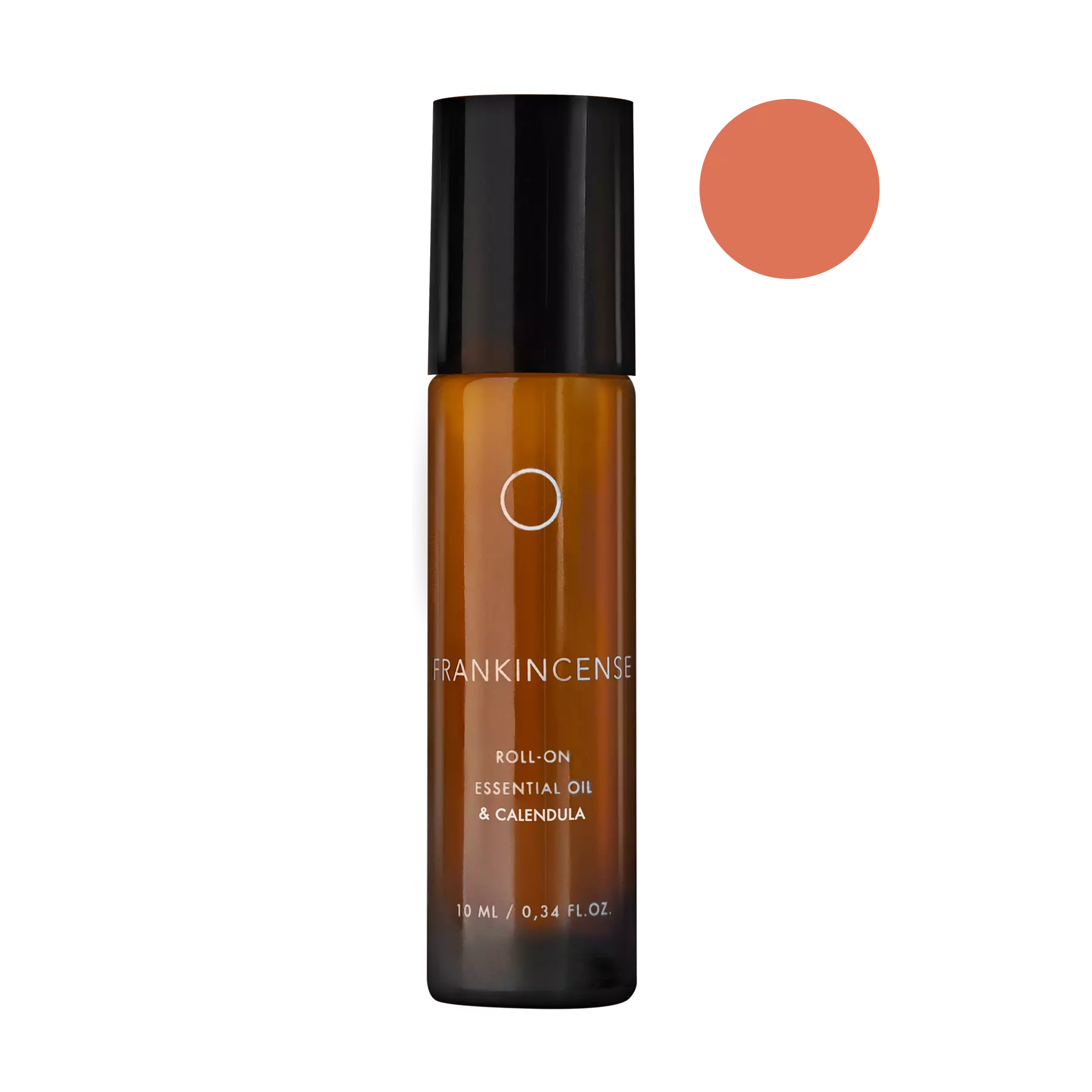Incienso Natural: Aceite esencial en Roll-on (10ml) con extracto de caléndula, almendras y Vitamina E, textura ligera