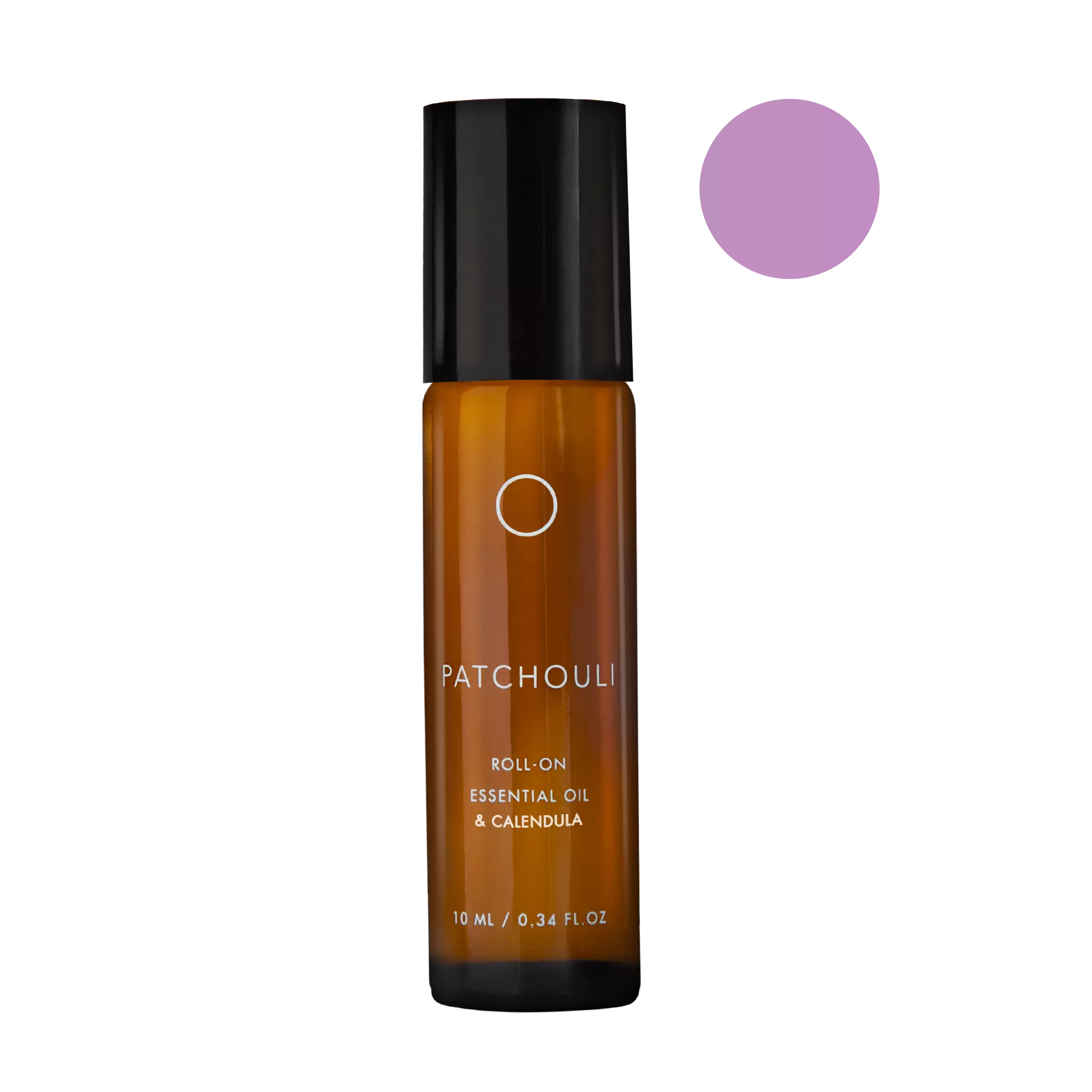 Pachuli Natural: Aceite esencial en Roll-on (10ml) con extracto de caléndula, almendras y Vitamina E, textura ligera