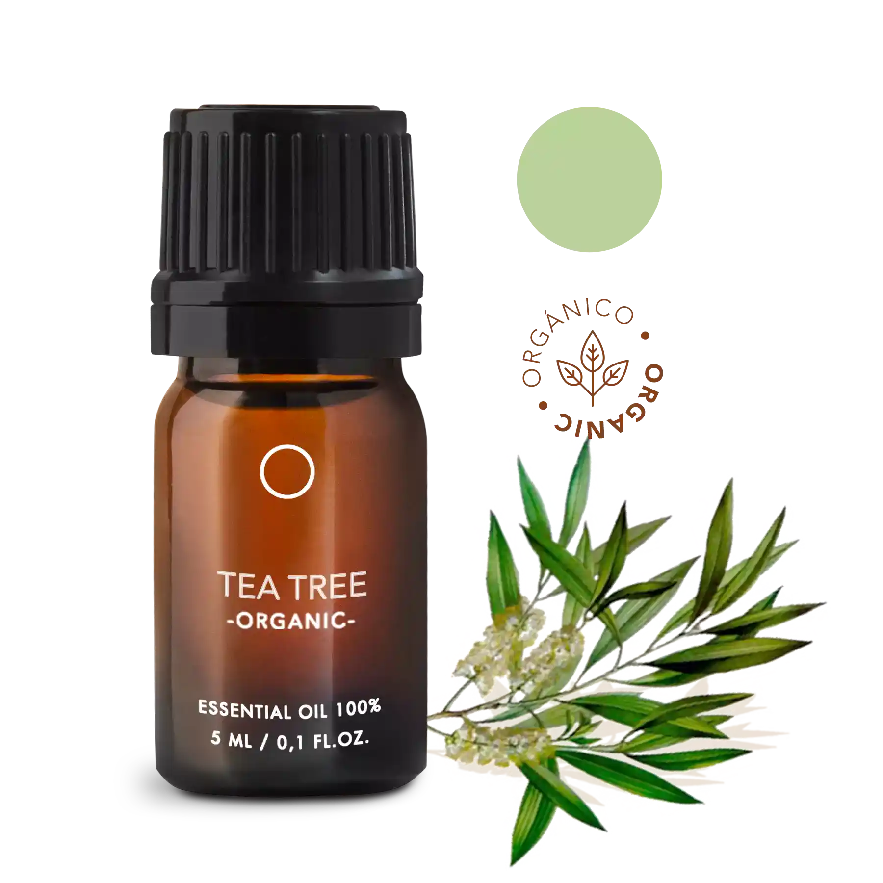 Árbol del Té Orgánico: aceite esencial en gotero (5ml)