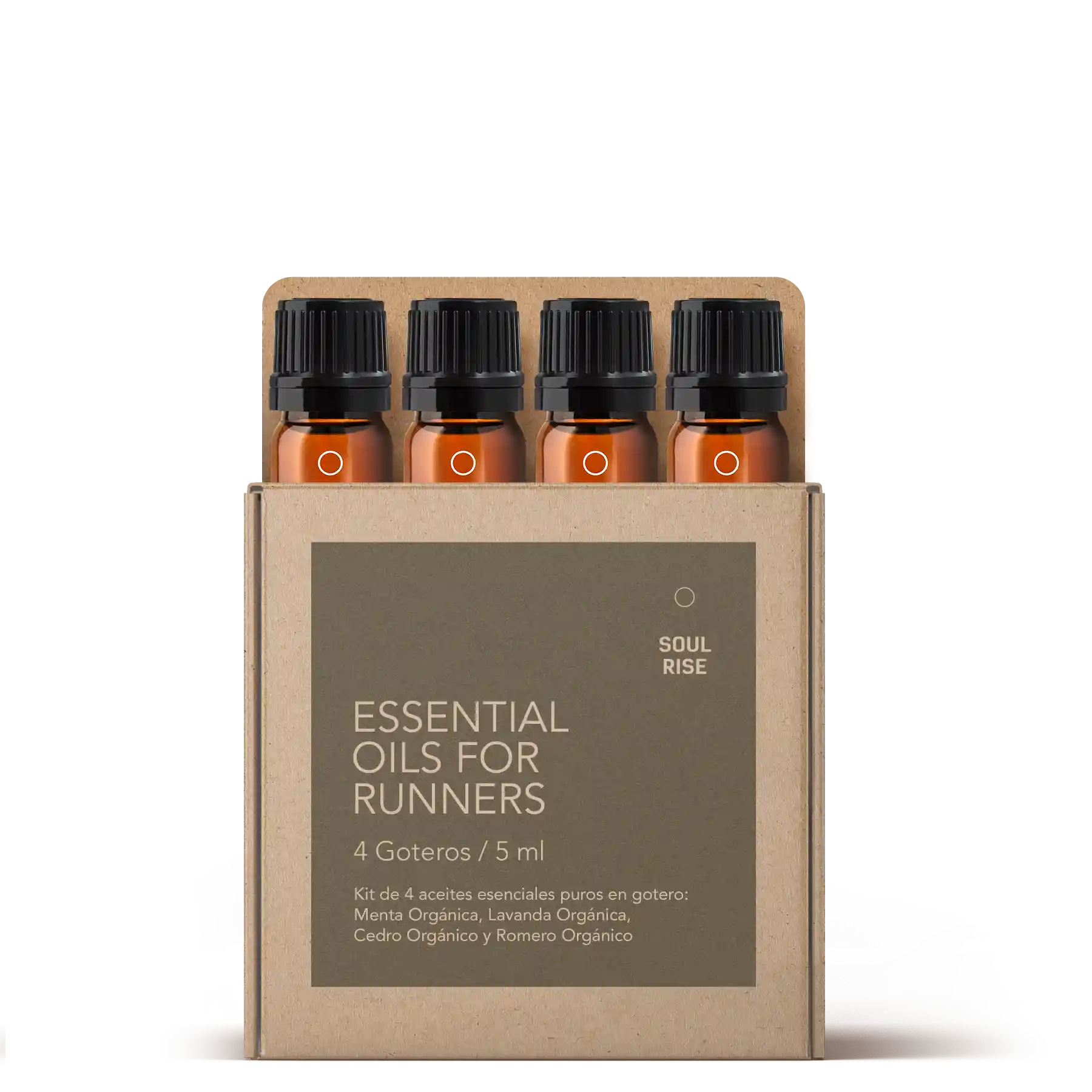 Kit de aceites esenciales para runners - 4 goteros