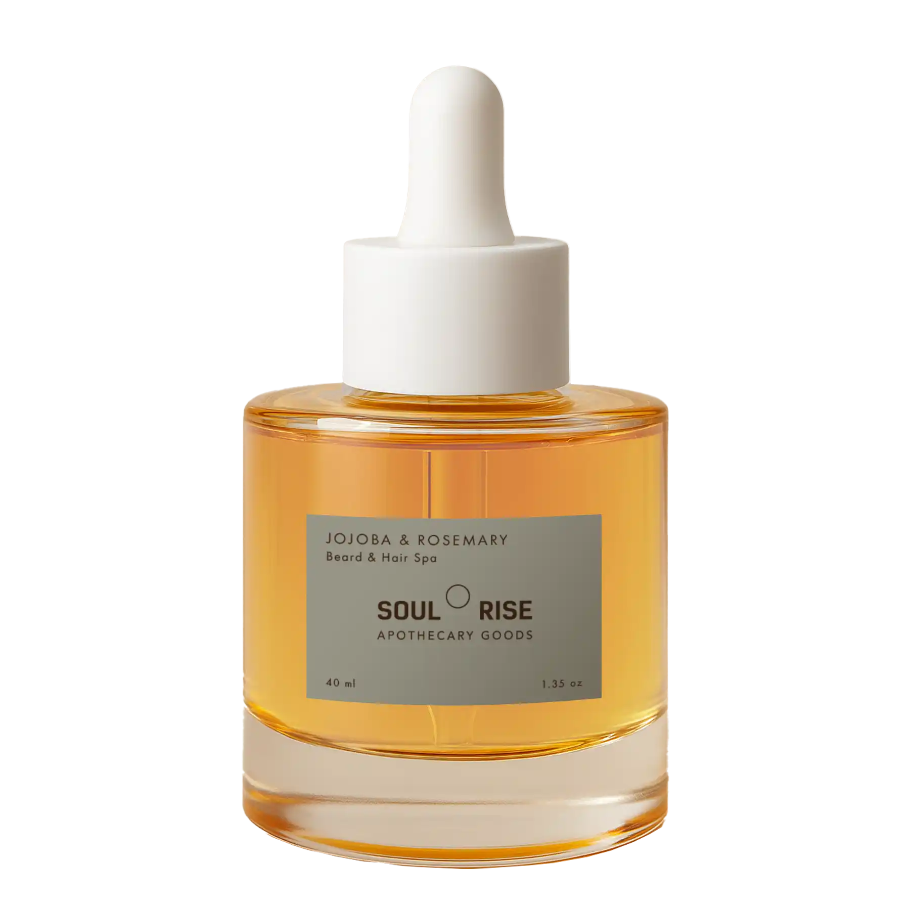 Jojoba y Romero - Aceite facial y corporal para cuidado de barba y cabello en gotero de 40 ml