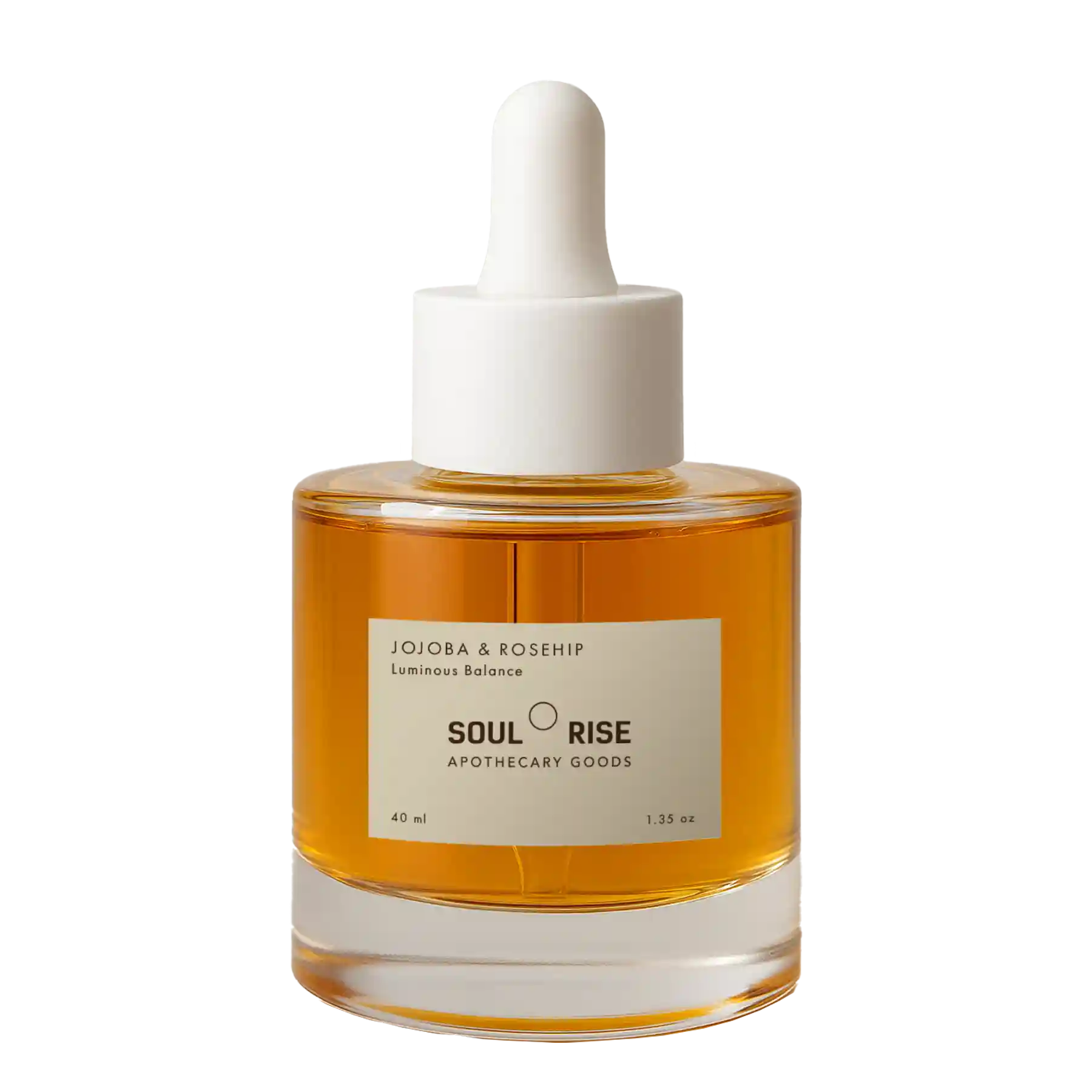 Jojoba y Rosa Mosqueta - Aceite facial y corporal para cuidado de barba y cabello en gotero de 40 ml