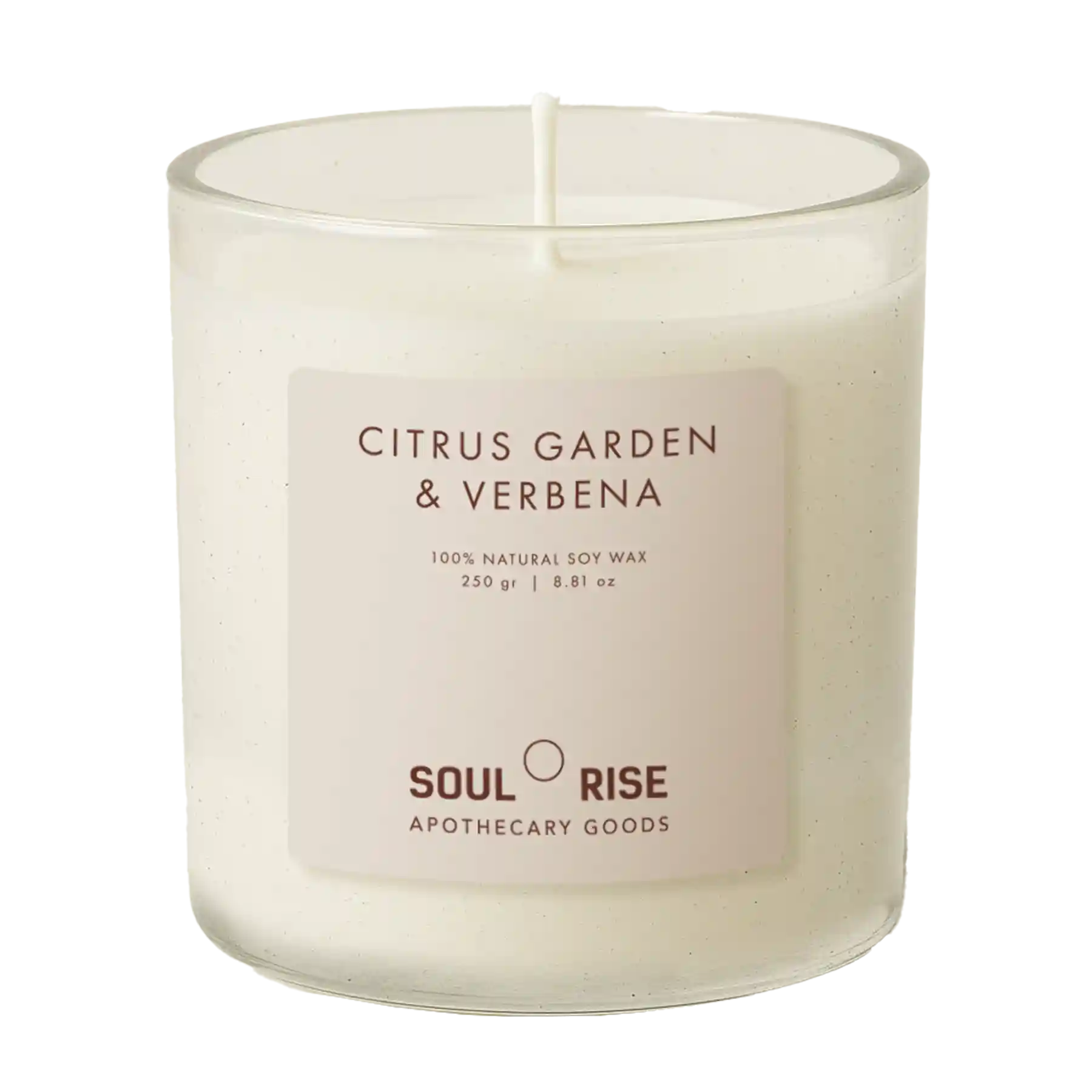 Vela de Cítricos y Verbena - Cera de soya natural