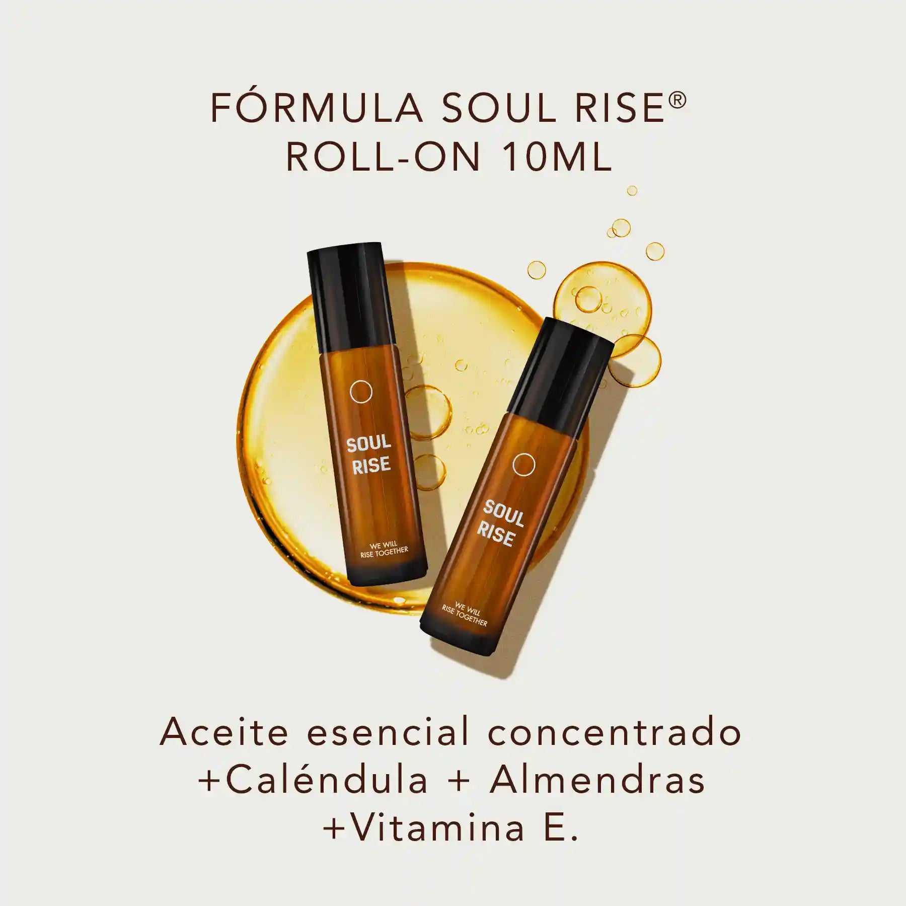 Romero Orgánico: Aceite esencial en Roll-on (10ml) con extracto de caléndula, almendras y Vitamine E, textura ligera