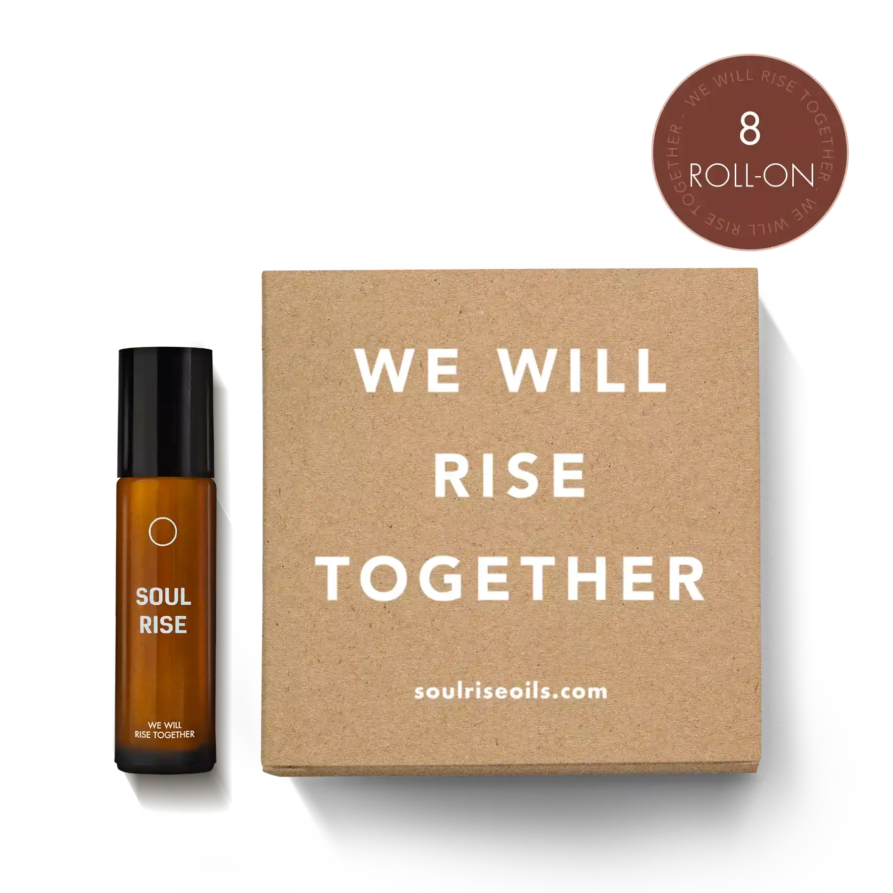 Kit de 8 aceites esenciales puros en Roll-on de 10ml Soul Rise, 100% natural, extracto de Caléndula, Almendras y Vitamine E, textura ligera, rápida absorción